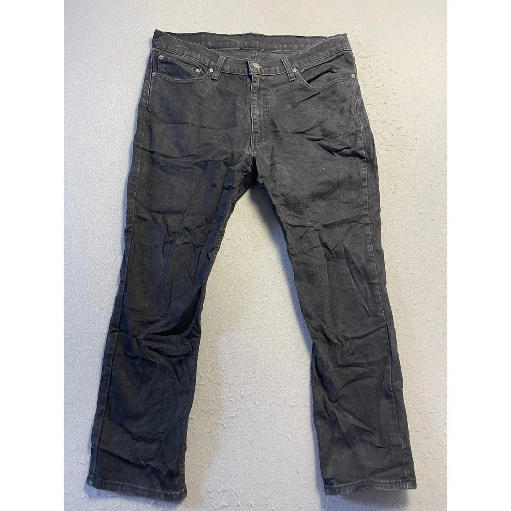 Levi's 511 Slim Fit Denim Jeans Black W36 L30 Mens
